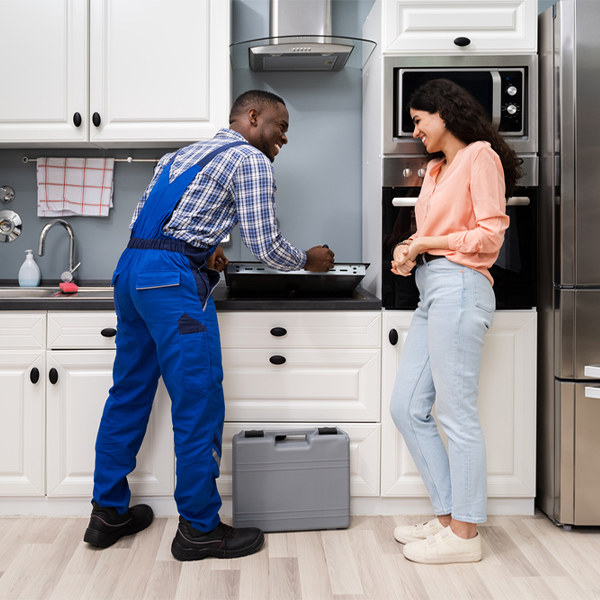 can you provide an estimate for cooktop repair before beginning any work in Coral PA